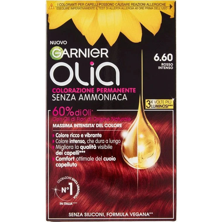 Garnier Olia Intense Red N 6_60 Permanent Hårfarve