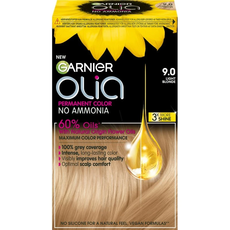 Garnier Olia 9.0 Light Blonde Permanent Hårfarve