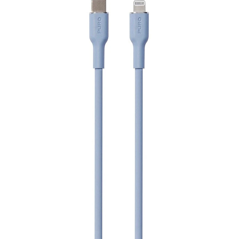 PURO USB-C til Lightning-kabel 1,5 m – blå