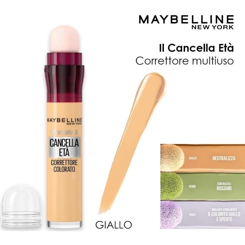 Maybelline Instant Anti-Age Cancella Età Farvekorrigerende Concealer - Gul