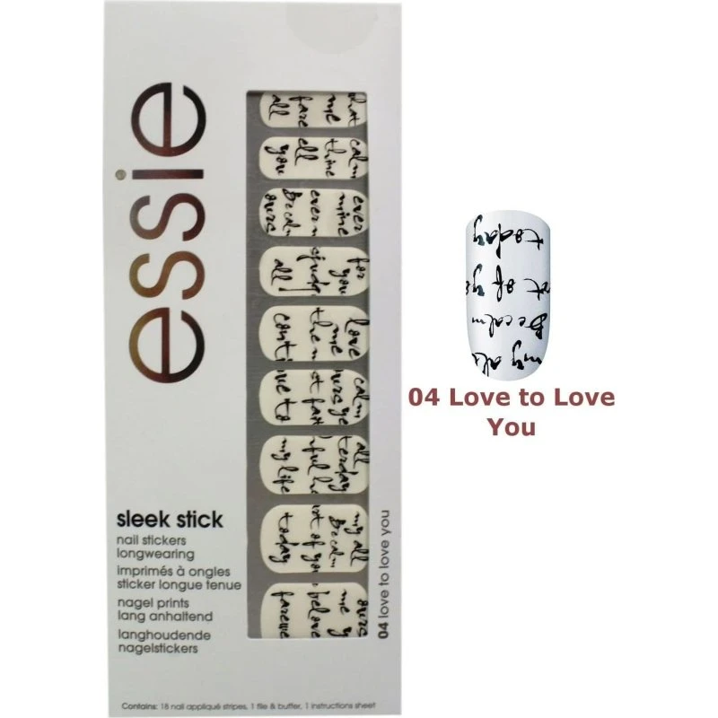 Essie Elegante Negleklistermærker 04 Love To Love You