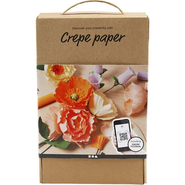 Start DIY Kit - Crepepapir, ass. farver