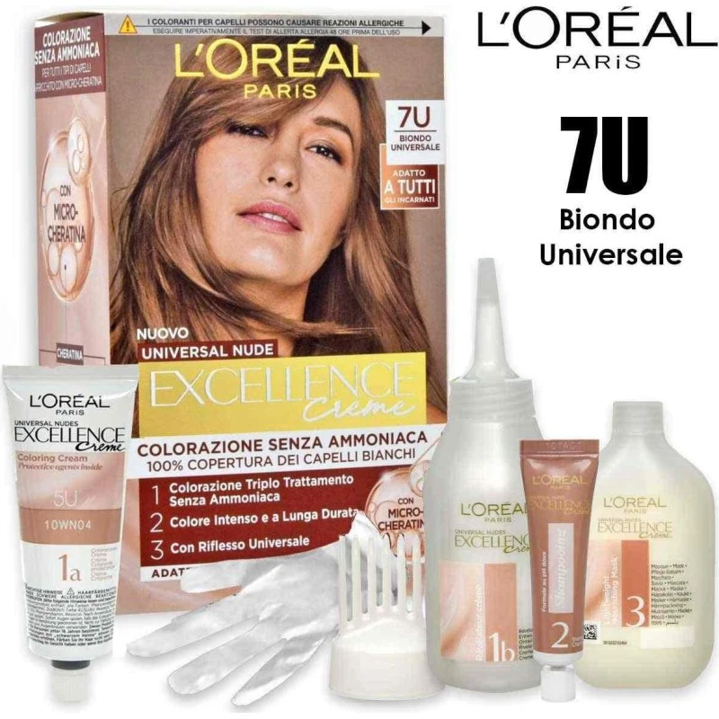 L'Oreal Paris Excellence Universal Nude N.7U Universel Blond