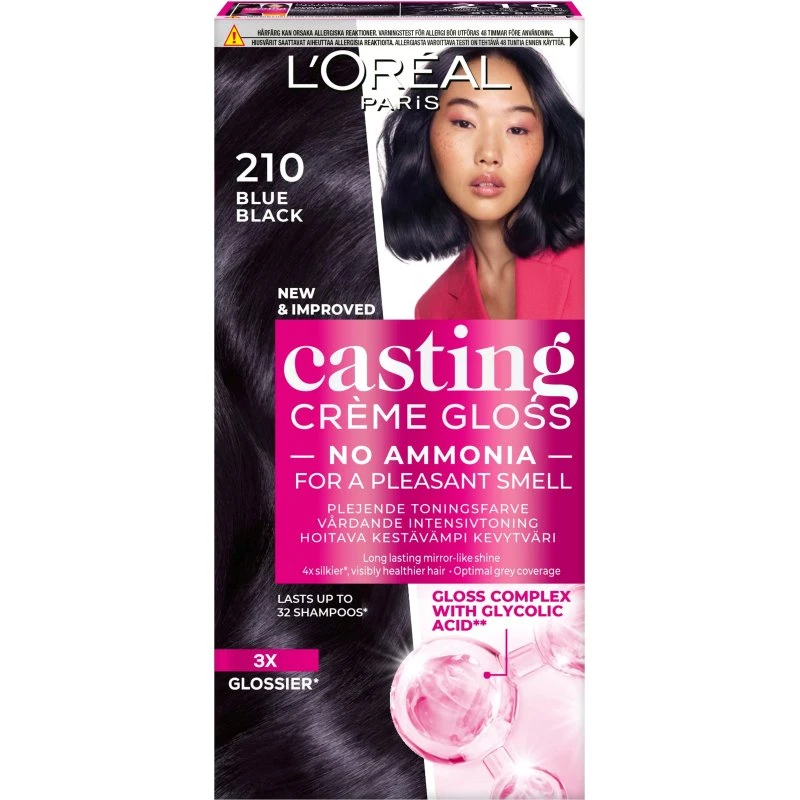 L'Oréal Paris Casting Crème Gloss 210 Blue Black