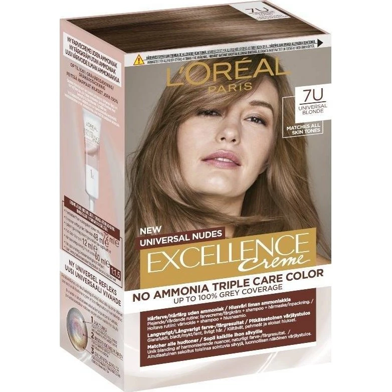 L'Oréal Paris Excellence Universal Nudes 7U Blonde 192 ml