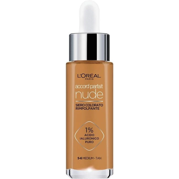 L'Oréal Accord Parfait Nude Serum 5-6 Medium Tan