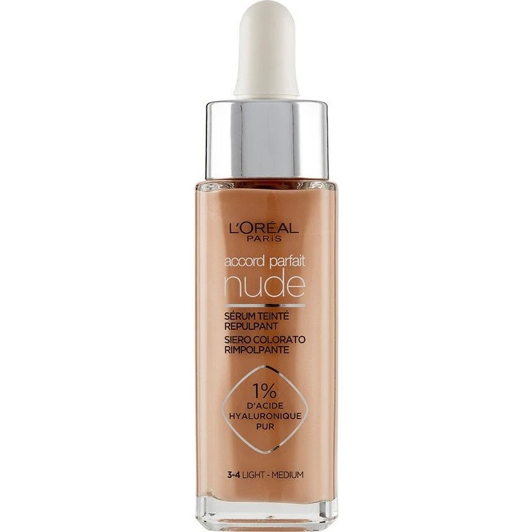 L'Oréal Paris Accord Parfait Tinted Serum 3-4 Let-Medium