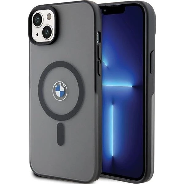 BMW Signature MagSafe Case til iPhone 14 Plus/15 Plus - Sort