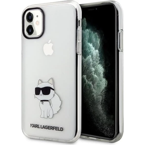 Karl Lagerfeld Ikonik Choupette iPhone 11/XR cover - Gennemsigtig