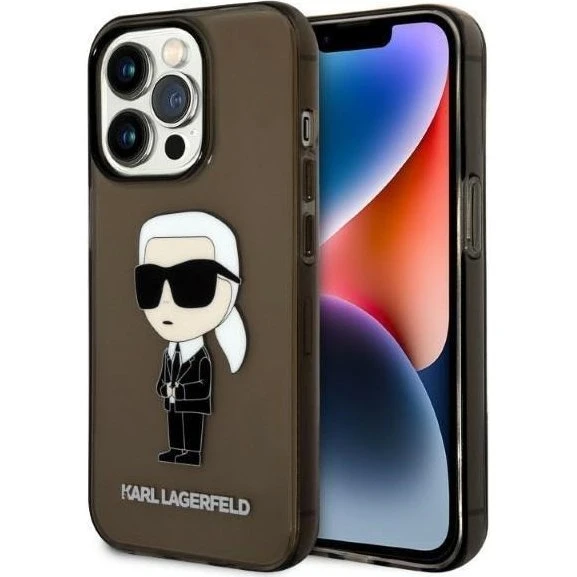 Karl Lagerfeld Ikonik Hardcase til iPhone 14 Pro - Black