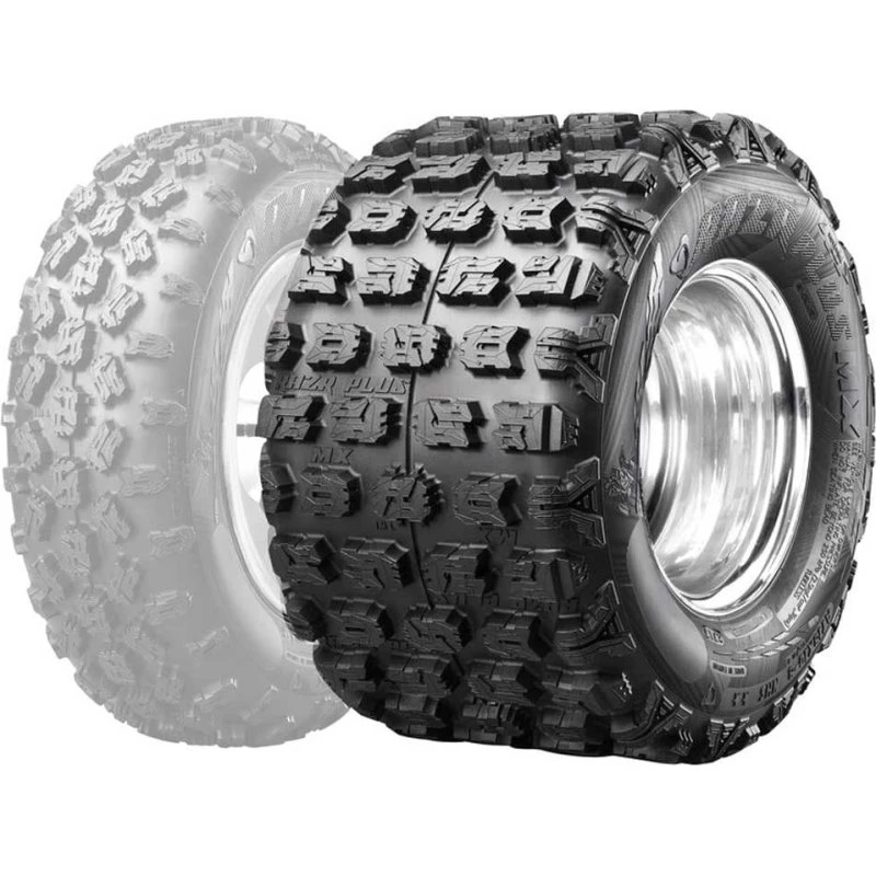 Maxxis Razr Plus MX MS-CR2 18x10-8 4PR bagdæk (sølv)