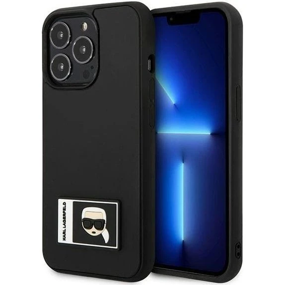 Karl Lagerfeld Ikonik Patch Case til iPhone 13 & 13 Pro - Sort