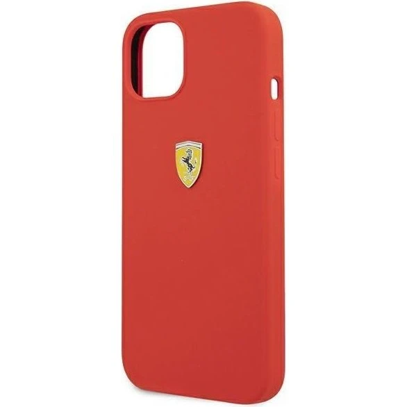 Ferrari Silicone Case til iPhone 13 mini - Rød