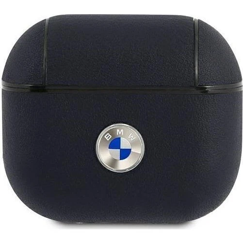 BMW Ægte Læder Etui til AirPods 3 - Navy Blue