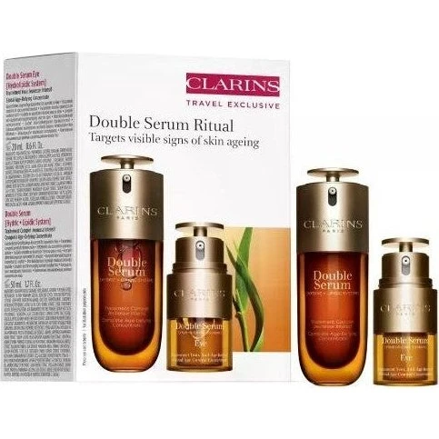 Clarins Ritual Double Serum - Hudplejegavesæt