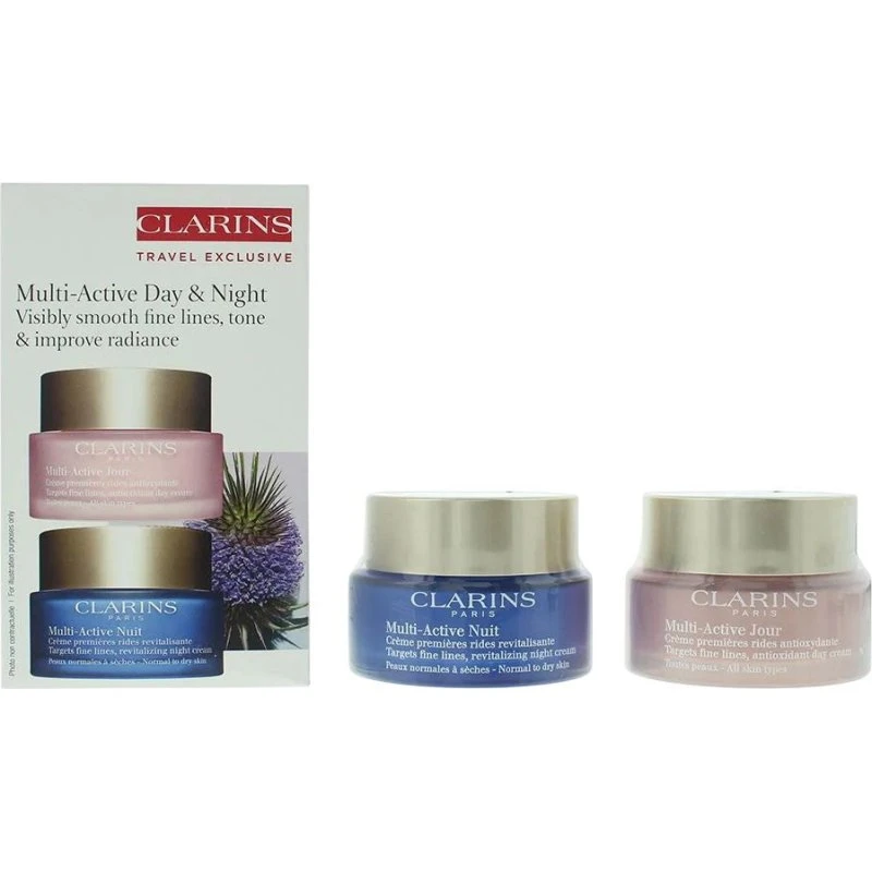 Clarins Multiaktivt dag- og natsæt - 50 ml
