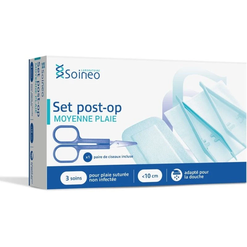 Soinéo Postoperativt medium sårsæt x3