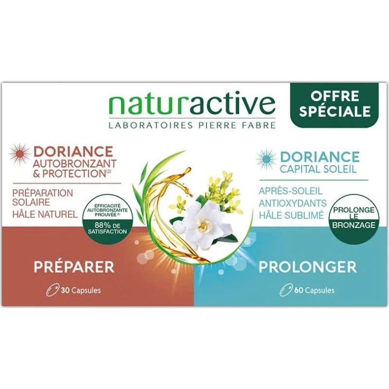 Naturactive Doriance Selvbruner & Beskyttelse 30 + 60 kapsler