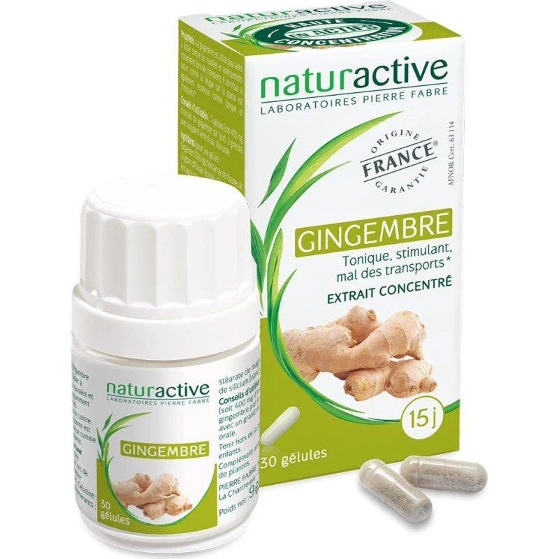Naturactive Ingefær 30 kapsler