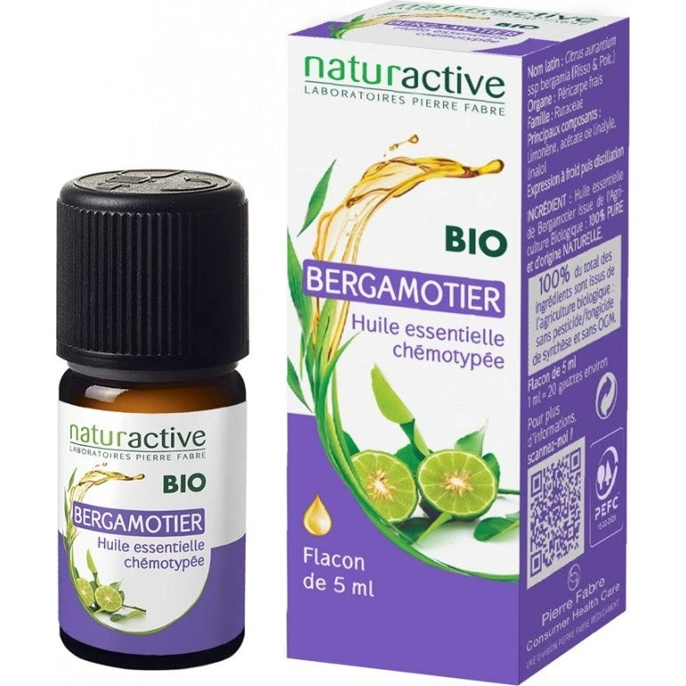 Naturactive Bergamot Økologisk Æterisk Olie 5ml