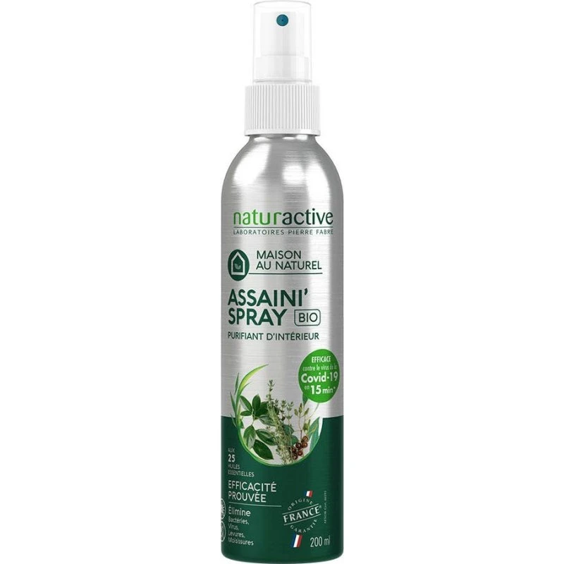 Naturactive Assaini'Spray Økologisk Indendørs Deodorant 200ml