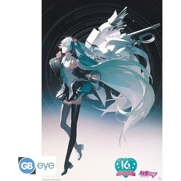 Hatsune Miku – Happy 16th Birthday Poster (61 x 61,5 cm)