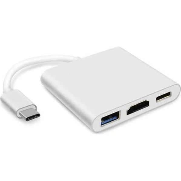 INECK® 3-i-1 USB-C til HDMI & USB 3.0 Adapter