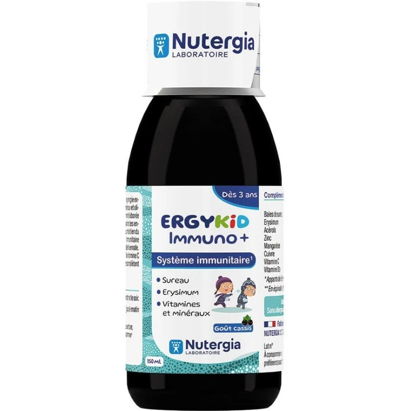 Nutergia Ergykid Immuno Solbær 150ml til børn fra 3 år