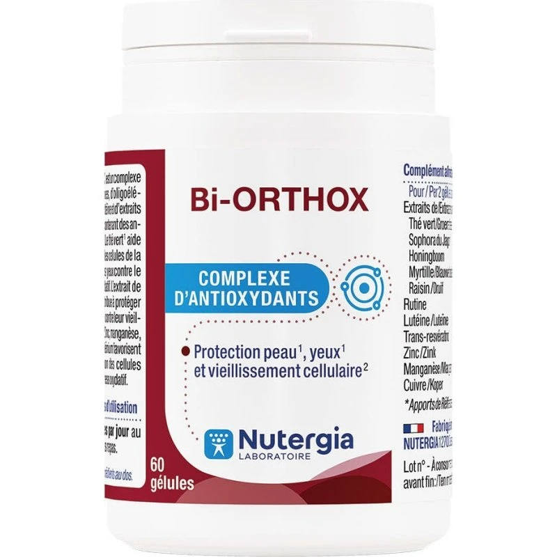 Nutergia Bi-Orthox Antioxidant Complex 60 kapsler