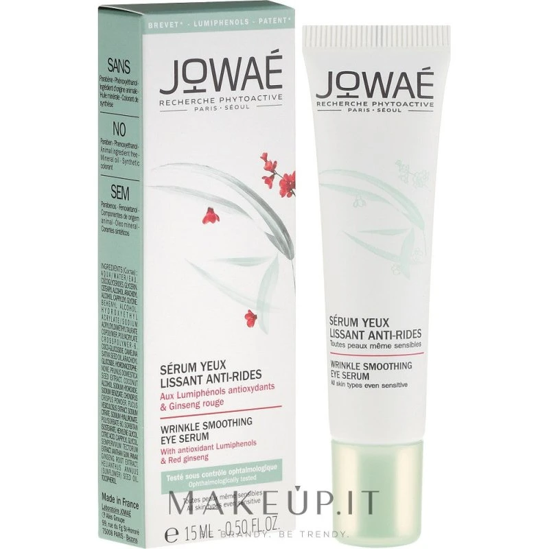 Jowae Udglattende anti-rynke øjenserum 15ml