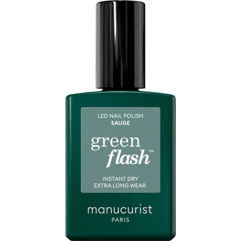 Manucurist Green Flash Sauge - Salviegrøn LED-lak (15ml)