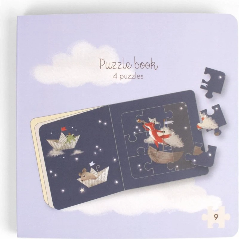 FILIBABBA Dreamy Adventurers puslespilsbog 17x17 cm