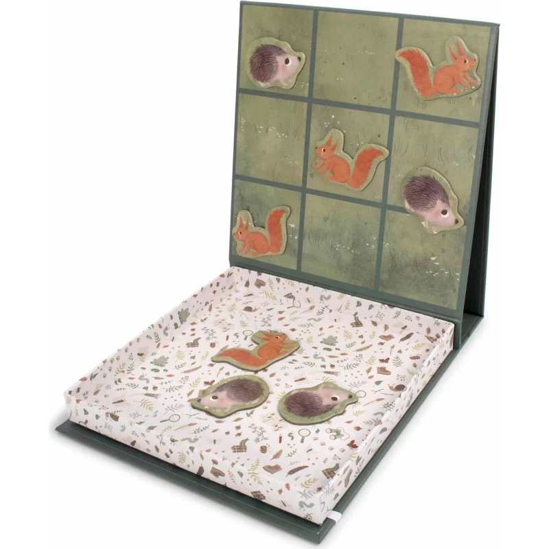 Filibabba Magnetspil Tre på stribe – Skovens dyr