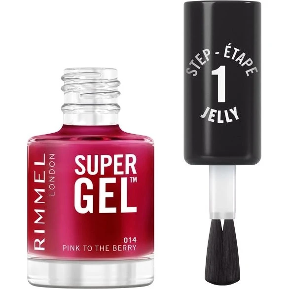 Rimmel Super Gel Neglelak 014 Pink To Berry 12 ml