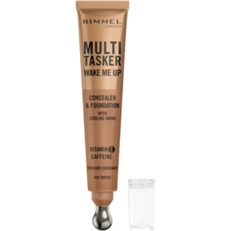 Rimmel London Wake Me Up Concealer & Foundation Toffee 20 ml