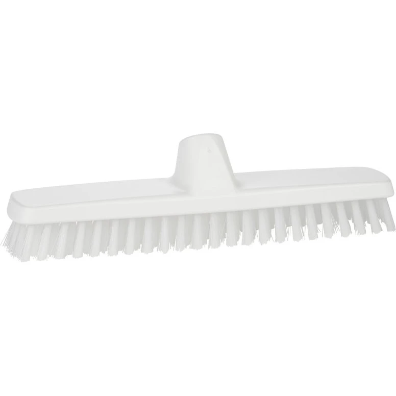 Vikan Gulvskrubbe 29 cm hvid – stiv
