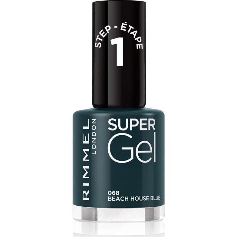 Rimmel Super Gel STEP1 - 068 Beach House Blå, 12 ml