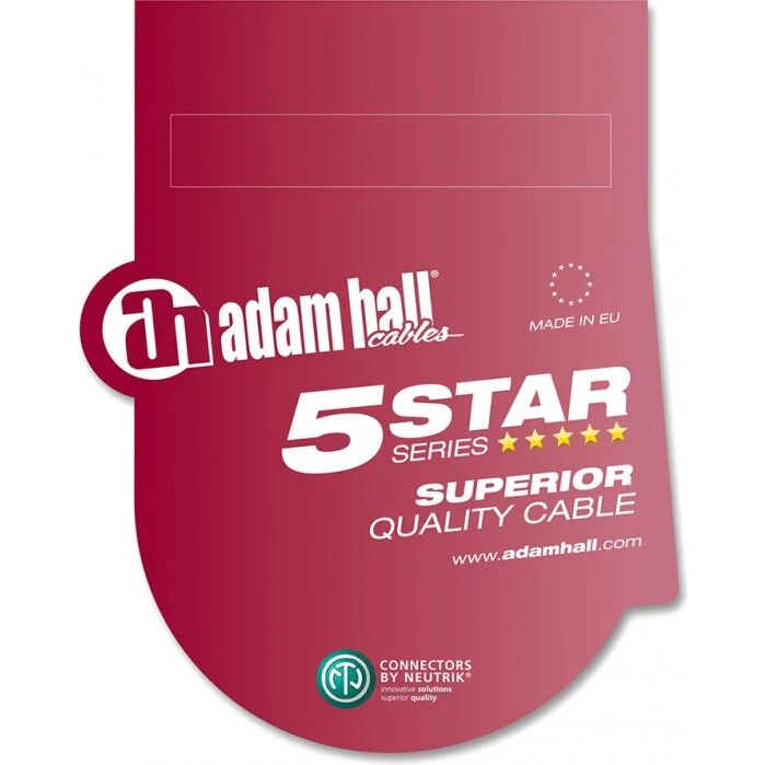 Adam Hall 5-Star IPP 0900 instrumentkabel 9 m – Neutrik