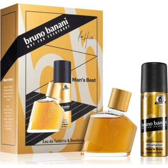 Bruno Banani Man's Best Sæt: EDT 30 ml + Deospray 50 ml