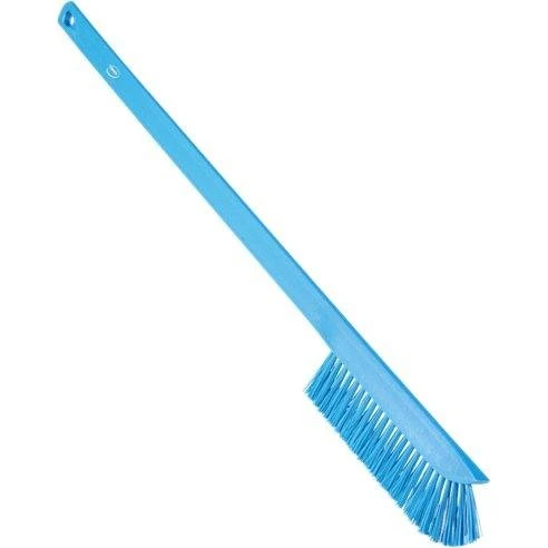 Vikan vaskebørste 60×1,5 cm PP medium med langt skaft, blå