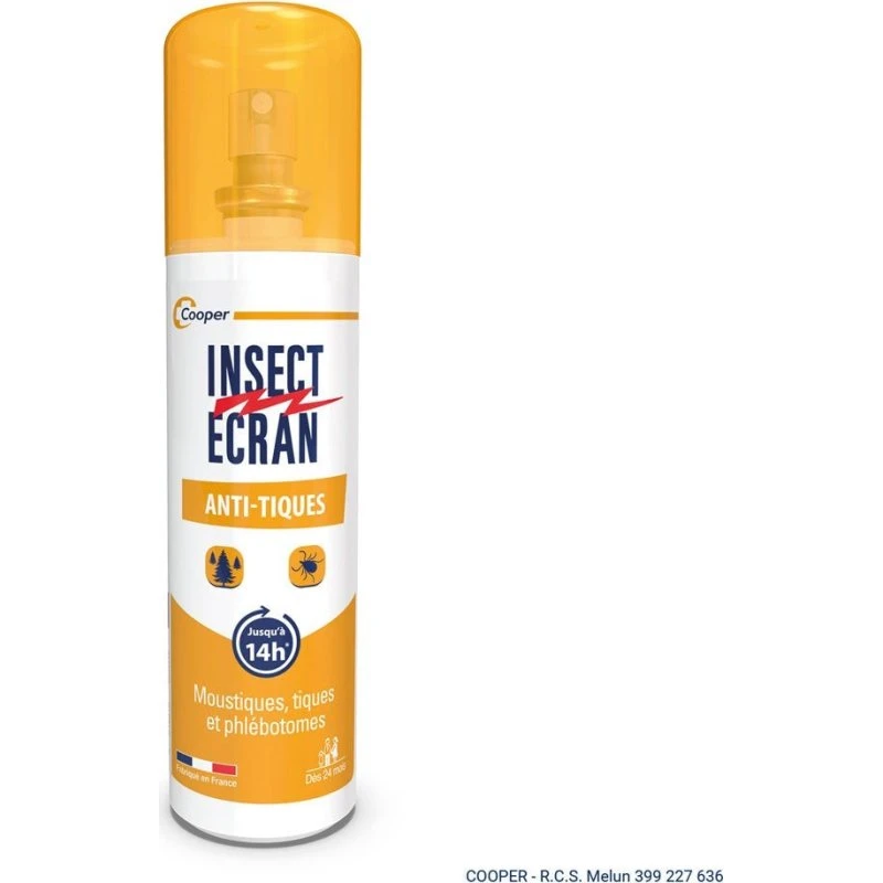 Insektskærm Anti-Tic Insektspray til voksne & børn, 100ml