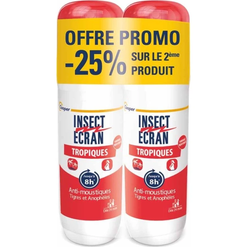 Insekt Ecran Myggespray Tropics 2x75ml