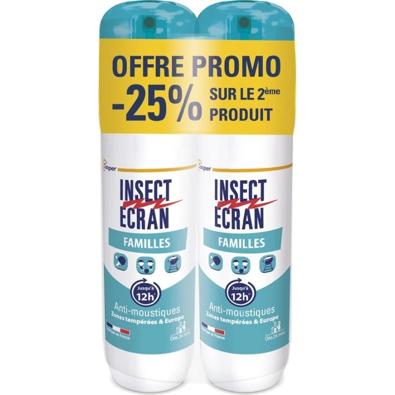 Insekt Ecran Myggeafvisende Spray til Familien 2x100ml