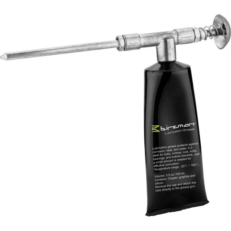 Birzman fedtpistol med 100ml sort fedt