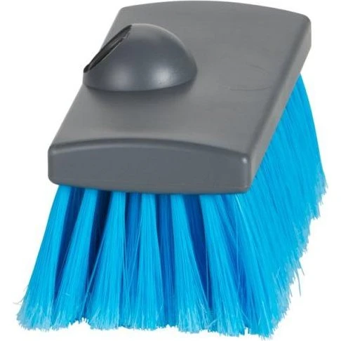Vikan vaskebørste 150 mm blød/spaltet med vandgennemløb, blå