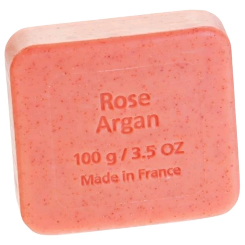 Savon du Midi Eksfolierende sæbe med arganolie og rose, 100 g