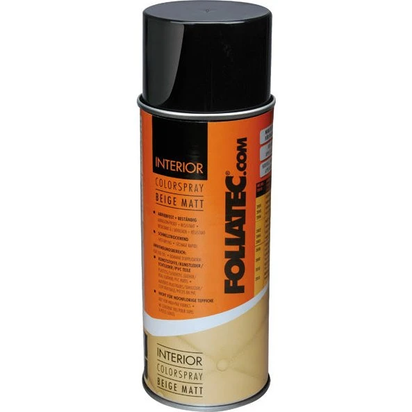 Foliatec Interiør spraymaling 400 ml – beige mat