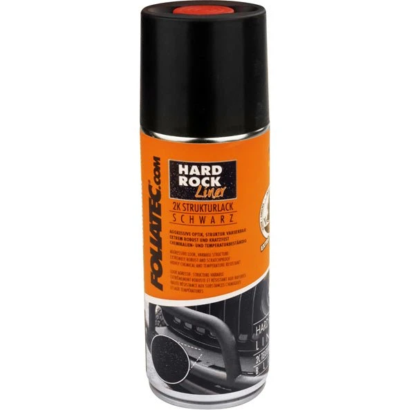 Foliatec Hard Rock Liner 2K 400 ml – sort mat