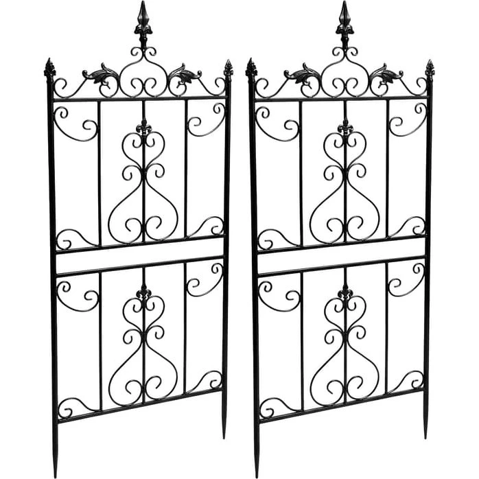 2-pak Metal Espalier Myrte - Klatrestøtte til roser og klematis