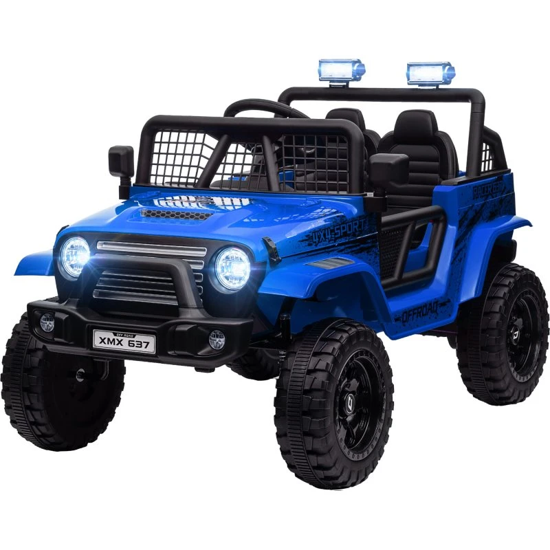 Elektrisk Børnebil 12V - Blå - 109x67x68,5 cm